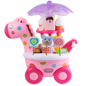 اسباب بازی نوزادی ماشین برقی آب نبات بستنی فروشی مدل زرافه Candy Ice Cream Car _اسباب بازی نوزادی